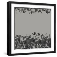 Abstract Leaves 1-Melody Hogan-Framed Art Print