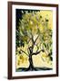 Abstract Lemon Tree Study I-Lea Faucher-Framed Art Print