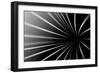 Abstract Line Black And White Background-Kheat-Framed Premium Giclee Print