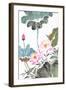 Abstract Lotus-Traditional Chinese Painting-aslysun-Framed Art Print