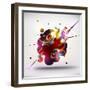 Abstract Loudspeakers-theromb-Framed Art Print