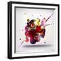 Abstract Loudspeakers-theromb-Framed Art Print