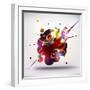 Abstract Loudspeakers-theromb-Framed Art Print