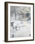 Abstract Map Lines I-Jennifer Parker-Framed Art Print