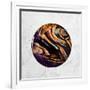 Abstract Marble Ball-Swedish Marble-Framed Art Print