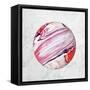 Abstract Marble Ball-Swedish Marble-Framed Stretched Canvas