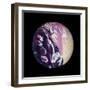 Abstract Marble Ball-Swedish Marble-Framed Art Print