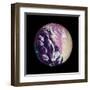 Abstract Marble Ball-Swedish Marble-Framed Art Print