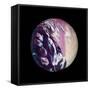 Abstract Marble Ball-Swedish Marble-Framed Stretched Canvas