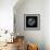 Abstract Marble Sphere of Ink-Swedish Marble-Framed Art Print displayed on a wall