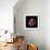 Abstract Marble Sphere of Ink-Swedish Marble-Framed Art Print displayed on a wall