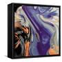 Abstract Marble-Swedish Marble-Framed Stretched Canvas