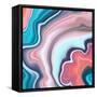 Abstract Marbled Background-wacomka-Framed Stretched Canvas