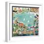 Abstract Marina IV-Karen Fields-Framed Art Print