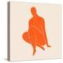 Abstract Matisse Style Woman Body-Olga Cherniak-Stretched Canvas
