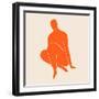 Abstract Matisse Style Woman Body-Olga Cherniak-Framed Photographic Print