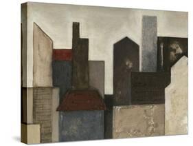 Abstract Metropolis I-Megan Meagher-Stretched Canvas