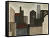 Abstract Metropolis I-Megan Meagher-Framed Stretched Canvas