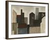 Abstract Metropolis I-Megan Meagher-Framed Art Print