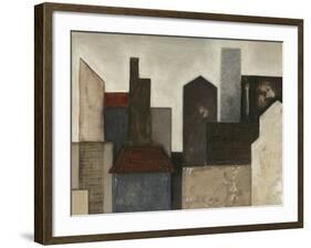 Abstract Metropolis I-Megan Meagher-Framed Art Print