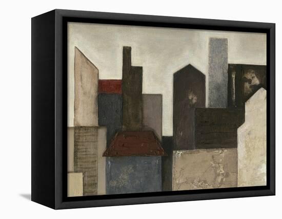 Abstract Metropolis I-Megan Meagher-Framed Stretched Canvas