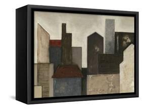 Abstract Metropolis I-Megan Meagher-Framed Stretched Canvas