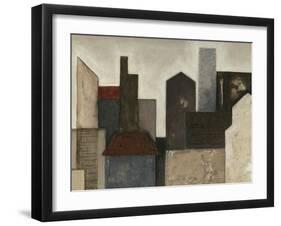 Abstract Metropolis I-Megan Meagher-Framed Art Print