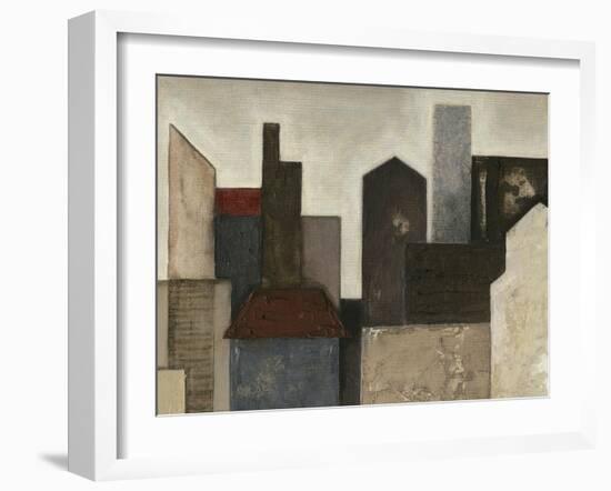 Abstract Metropolis I-Megan Meagher-Framed Art Print