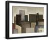 Abstract Metropolis II-Megan Meagher-Framed Art Print