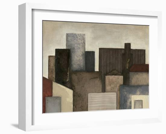 Abstract Metropolis II-Megan Meagher-Framed Art Print