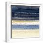 Abstract Midnight Blue 2-Patti Bishop-Framed Art Print