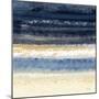 Abstract Midnight Blue 2-Patti Bishop-Mounted Art Print