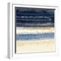 Abstract Midnight Blue 3-Patti Bishop-Framed Art Print