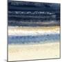 Abstract Midnight Blue 3-Patti Bishop-Mounted Art Print