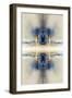 Abstract Mirror Image Background-Steve18-Framed Art Print