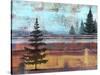 Abstract Misty Landscape With Trees-Jean Plout-Stretched Canvas