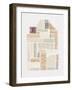 Abstract Mixed Media Collage #5-Alisa Galitsyna-Framed Giclee Print