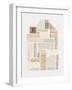 Abstract Mixed Media Collage #5-Alisa Galitsyna-Framed Giclee Print