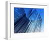 Abstract Modern Architecture-3DDock-Framed Art Print