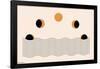 Abstract Moon Phases-Trends International-Framed Poster