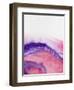 Abstract Mountains Watercolor-Hallie Clausen-Framed Art Print