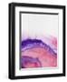 Abstract Mountains Watercolor-Hallie Clausen-Framed Art Print