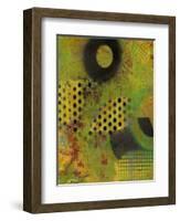 Abstract Movement I-Ricki Mountain-Framed Art Print