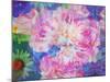 Abstract Multicolor Floral Montage Photographic Layer Work-Alaya Gadeh-Mounted Photographic Print