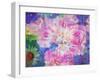 Abstract Multicolor Floral Montage Photographic Layer Work-Alaya Gadeh-Framed Photographic Print