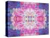 Abstract Multicolor Floral Montage Photographic Layer Work-Alaya Gadeh-Stretched Canvas