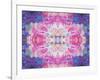 Abstract Multicolor Floral Montage Photographic Layer Work-Alaya Gadeh-Framed Photographic Print