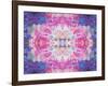 Abstract Multicolor Floral Montage Photographic Layer Work-Alaya Gadeh-Framed Photographic Print