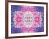 Abstract Multicolor Floral Montage Photographic Layer Work-Alaya Gadeh-Framed Photographic Print