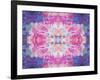 Abstract Multicolor Floral Montage Photographic Layer Work-Alaya Gadeh-Framed Photographic Print